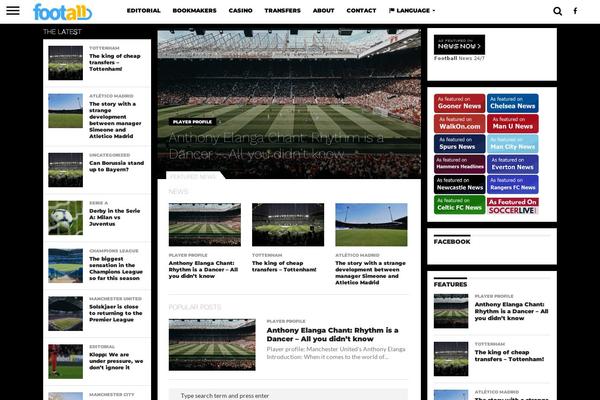 Flex Mag theme site design template sample