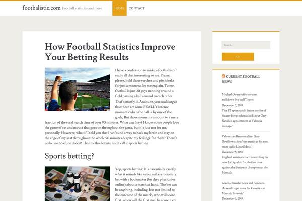Ignite theme site design template sample