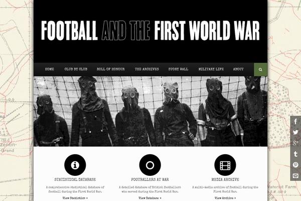 Vantage theme site design template sample
