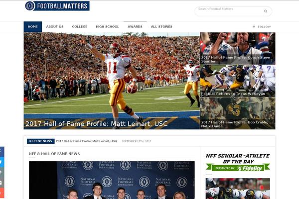 Weekly News theme site design template sample