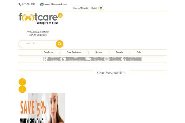 footcareuk.com site used Surge