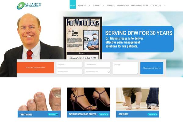 Medico theme site design template sample