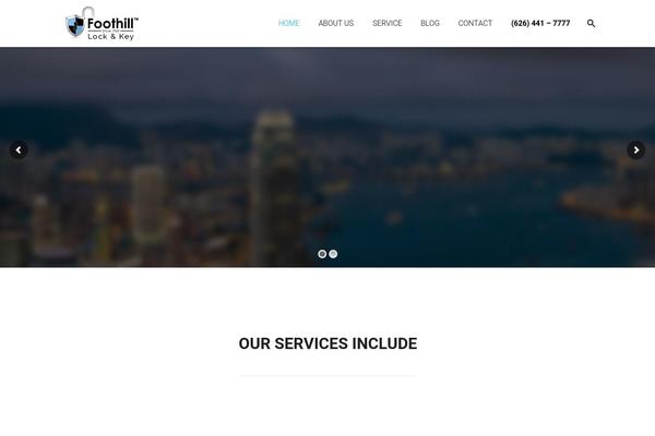 Zephyr theme site design template sample