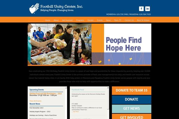foothillunitycenter.org site used Fuci