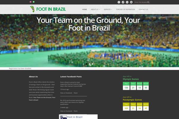 Rockefeller theme site design template sample