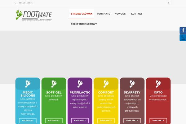 Deserve theme site design template sample