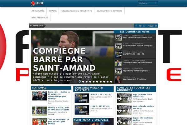 footpicardie.fr site used Gameday