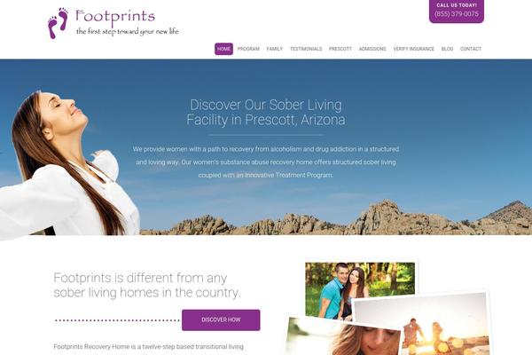 footprints theme websites examples