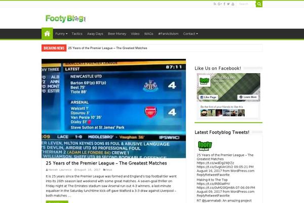 Sahifa theme site design template sample