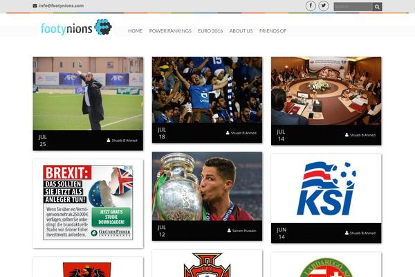 Pravda theme site design template sample