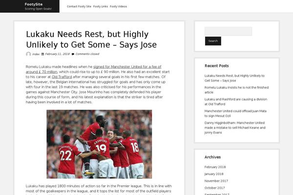 Shift theme site design template sample