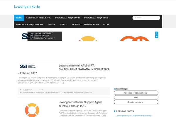 NewsAnchor theme site design template sample