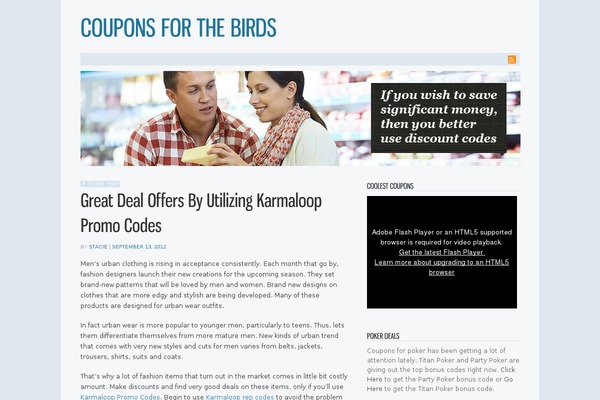 Jenny theme site design template sample