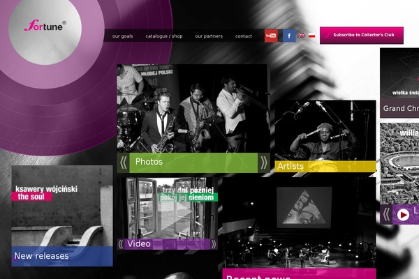 Fortuna theme site design template sample