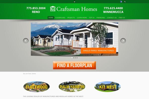 Flare theme site design template sample
