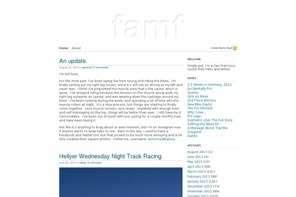 Tarski theme site design template sample