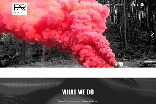 Porcelain_child theme site design template sample
