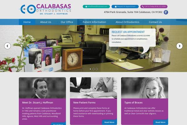 Hoffman theme site design template sample