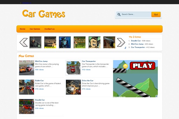 Durus theme site design template sample