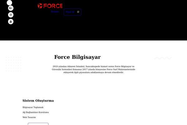 Gradiant theme site design template sample