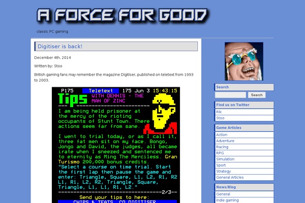 Basic2Col theme site design template sample