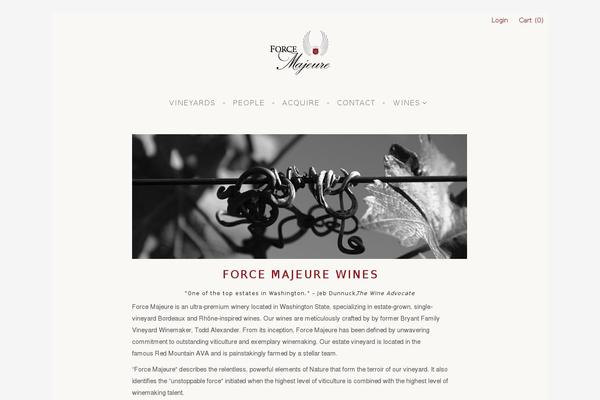 Borderland theme site design template sample
