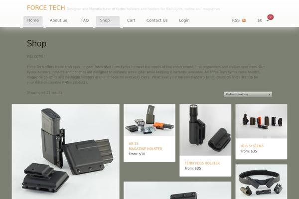 Sentient theme site design template sample