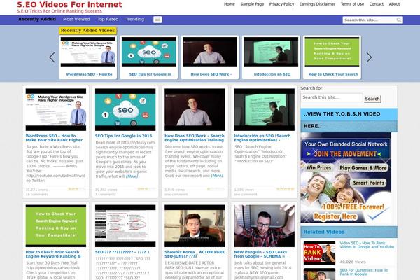 Covertvideopress theme site design template sample