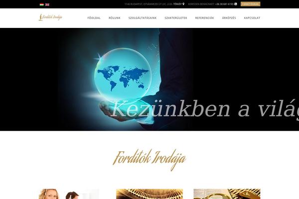 Chicago theme site design template sample