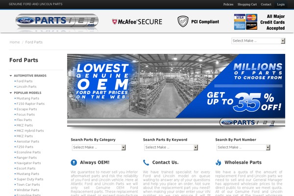 fordpartsbydonwood.com site used Automotive_ultra