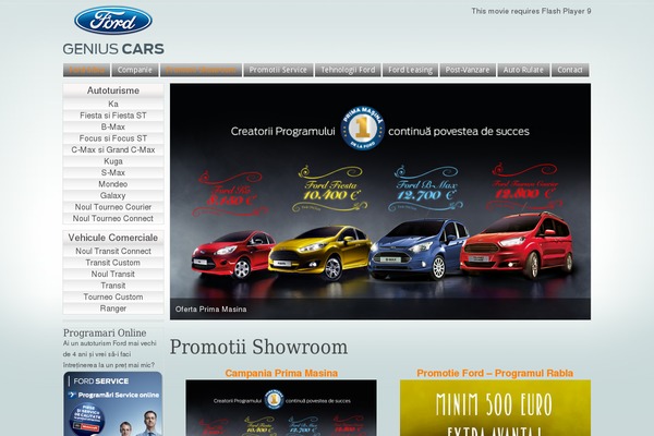 Site using BNS Corner Logo plugin