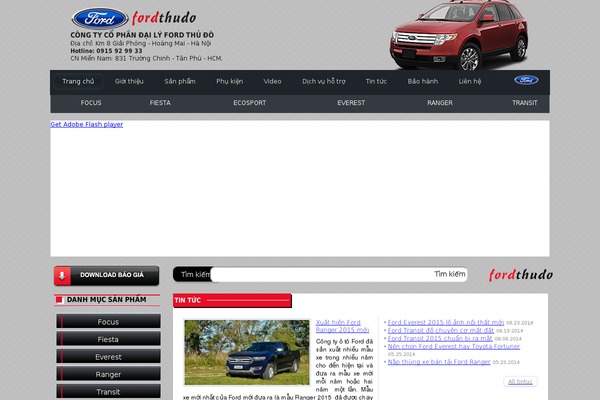 fordthudo.vn site used Flatsome