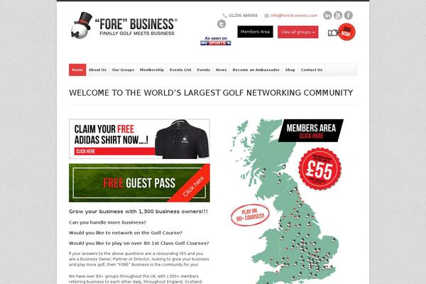 Finesse theme site design template sample