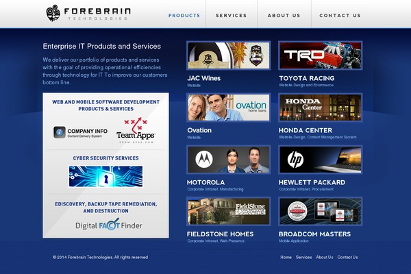 forebrain.net site used Rushmore