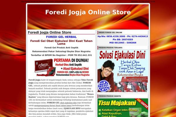 RedLine theme site design template sample