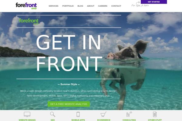 forefrontweb.com site used Forefront-web
