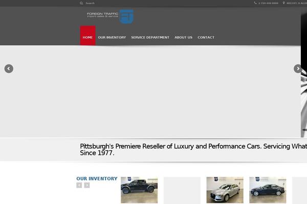 Automotive Car Dealership Business WordPress Theme theme site design template sample