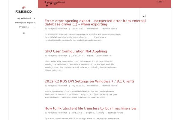 Site using FeedBurner Footer SlideUp plugin