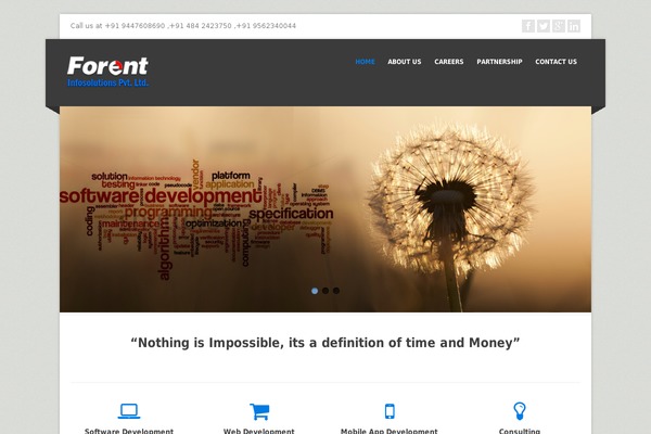Corpo theme site design template sample