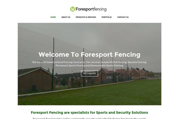 foresportfencing.net site used Foresportfencing_theme