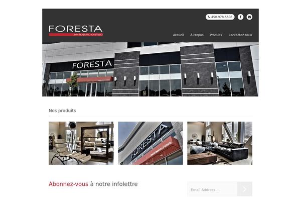 Stack theme site design template sample