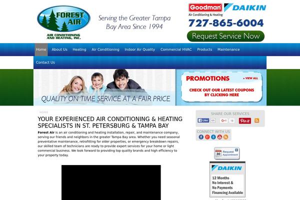 Footbridge theme site design template sample