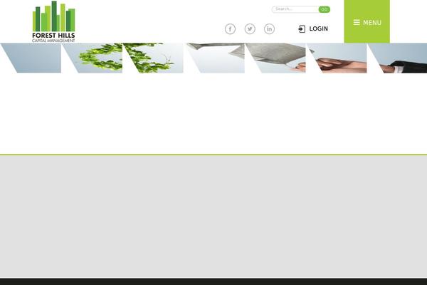 Forest theme site design template sample