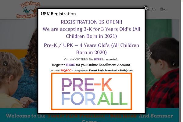 forestparkpreschool.com site used Wp-kindergarten