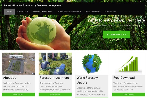 forestryupdate.com site used Sensitive