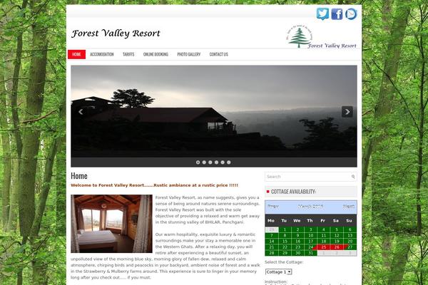 Instinct theme site design template sample