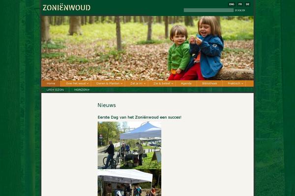 Zon theme site design template sample