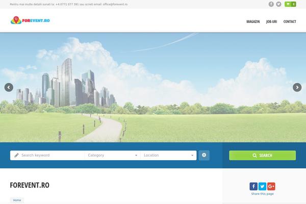 Directory2 theme site design template sample
