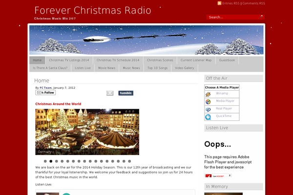Panorama theme site design template sample