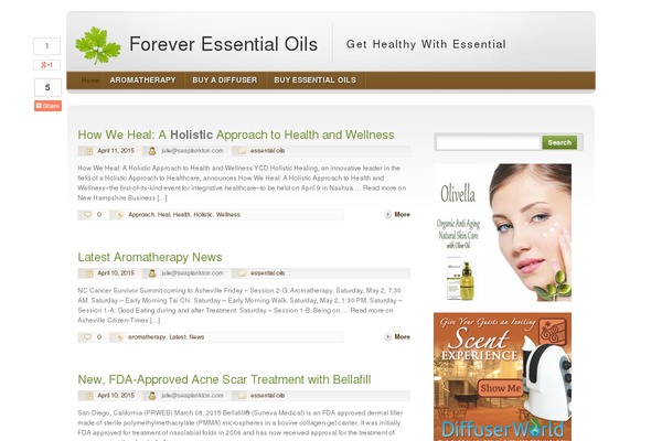 foreveressentialoils.com site used NatureFox